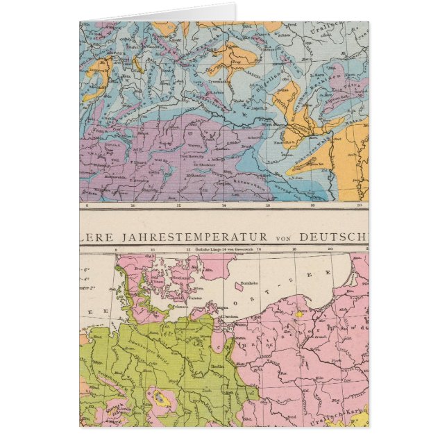 Mapa de precipitaciones de Alemania (Frente)