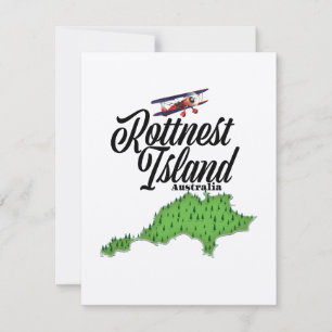 Mapa de Rottnest Island Australia