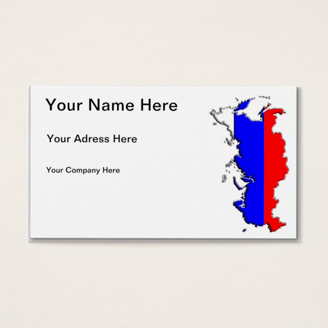 Mapa de Rusia (Frente)