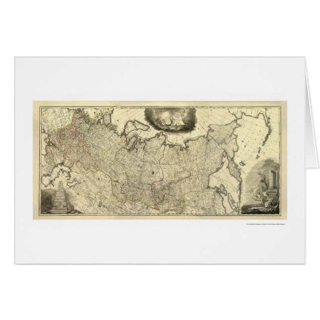 Mapa de Rusia 1786 (Anverso (Horizontal))