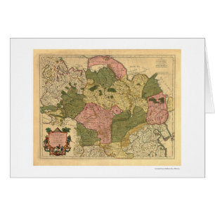 Mapa de Rusia y de Siberia 1706