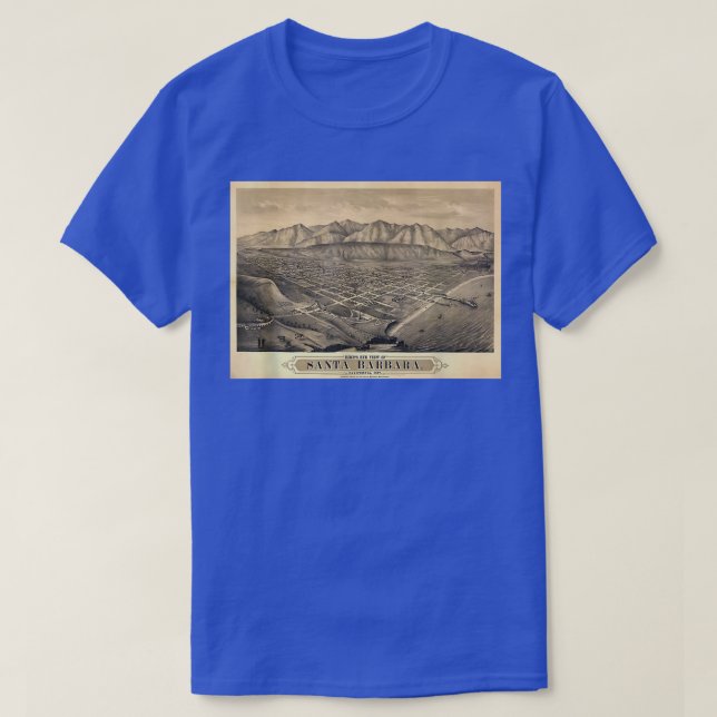 Mapa de Santa Bárbara (1877) de la camiseta (Diseño del anverso)
