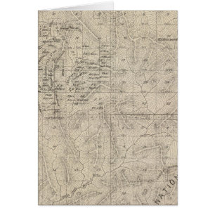 Mapa de sección del condado de Tulare T1415S R2829