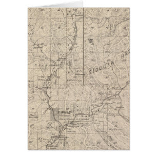 Mapa de sección del condado de Tulare T1617S R282