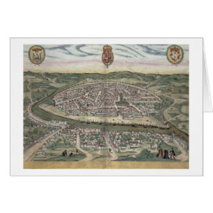 Mapa de Sevilla, de "Civitates Orbis Terrarum"