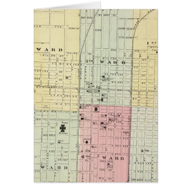 Mapa de Springfield City (Frente)