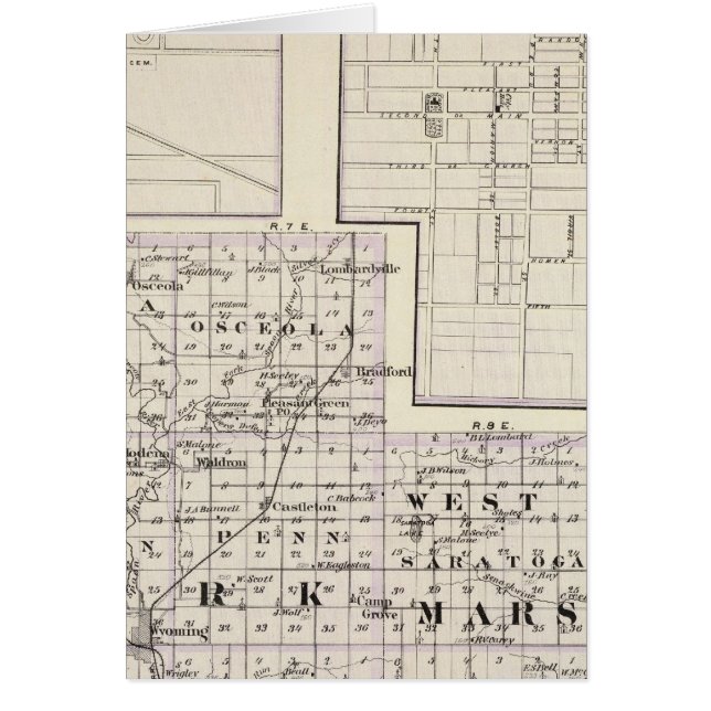 Mapa de Stark y la parte oeste de los condados Mar (Frente)