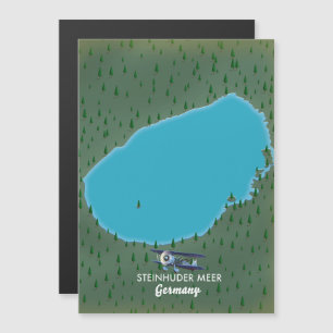 Mapa de Steinhuder Meer Alemania