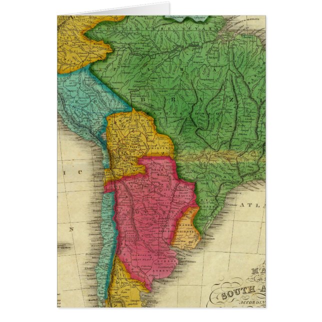 Mapa de Sudamérica 3 (Frente)