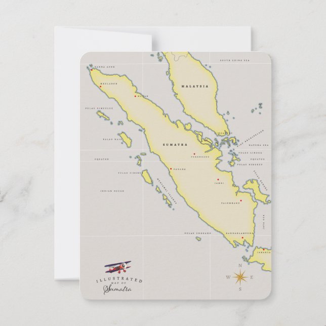 Mapa de Sumatra (Reverso)