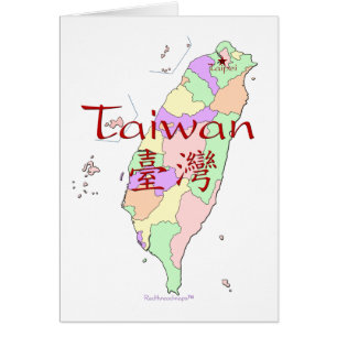 Mapa de Taiwán