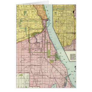 Mapa de terminales ferroviarias de Chicago