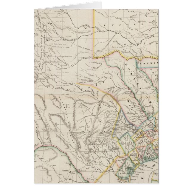 Mapa de Texas (Frente)