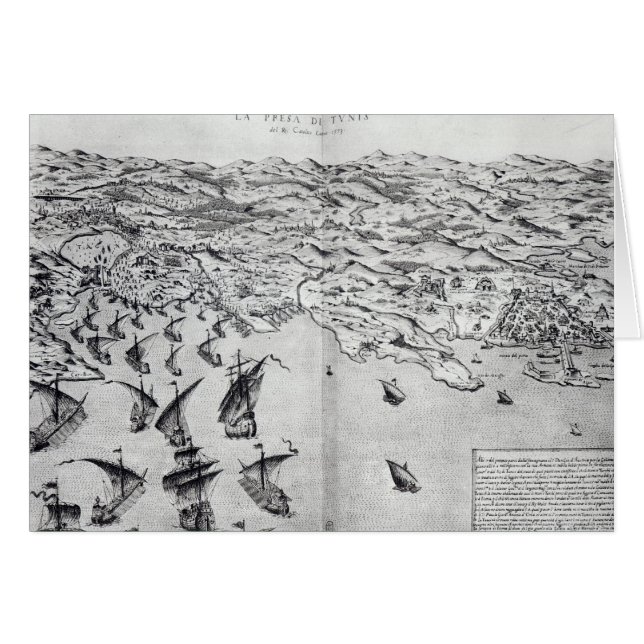 Mapa de tomar de Túnez (Anverso (Horizontal))