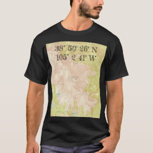 Mapa de Topo de la camiseta de pico de 1951
