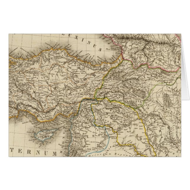 Mapa de Turquía en Siria (Anverso (Horizontal))