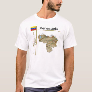 Mapa de Venezuela + Bandera + Cargo Camisa