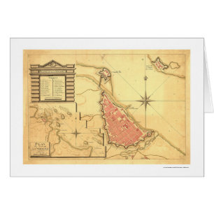 Mapa de Veracruz, México de G. de Bois 1798