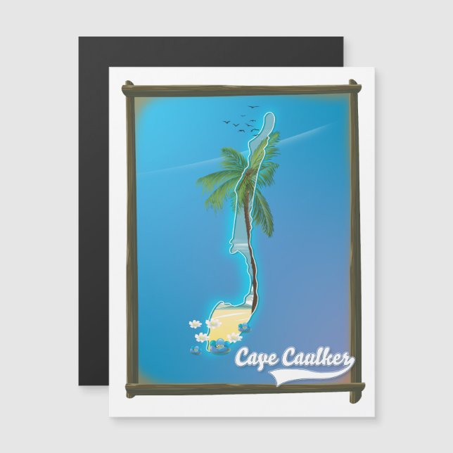 Mapa de viaje de Cayo Caulker (Anverso/Reverso)