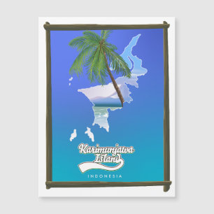 Mapa de viajes de la Isla Sumba Indonesia