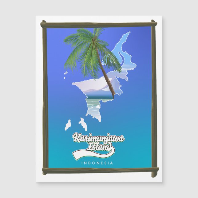 Mapa de viajes de la Isla Sumba Indonesia (Anverso)