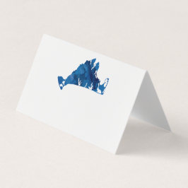 Mapa de viñedos de la tarjeta de boda Place Waterc
