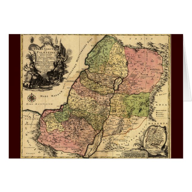 Mapa Del Antiguo Israel Con Las 12 Tribus