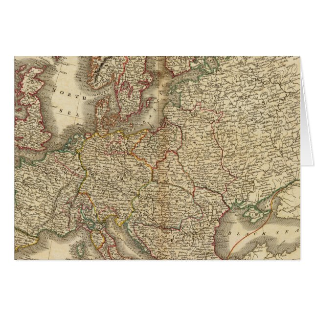 Mapa del Atlas de Europa (Anverso (Horizontal))