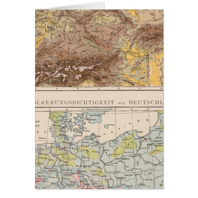 Mapa del Atlas de Europa Central (Frente)