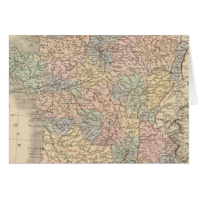 Mapa del Atlas de Francia (Anverso (Horizontal))