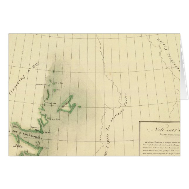 Mapa del Atlas de Groenlandia (Anverso (Horizontal))