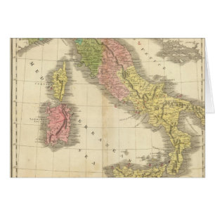 Mapa del Atlas de la Chonología de Italia
