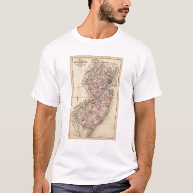 Mapa del atlas de New Jersey (Anverso)