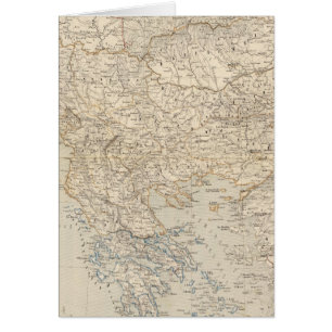 Mapa del Atlas de Turquía y Grecia