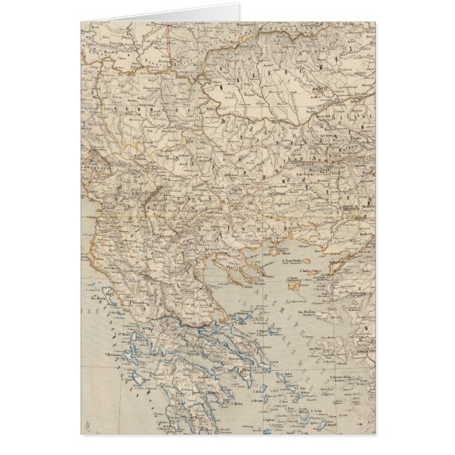 Mapa del Atlas de Turquía y Grecia (Frente)