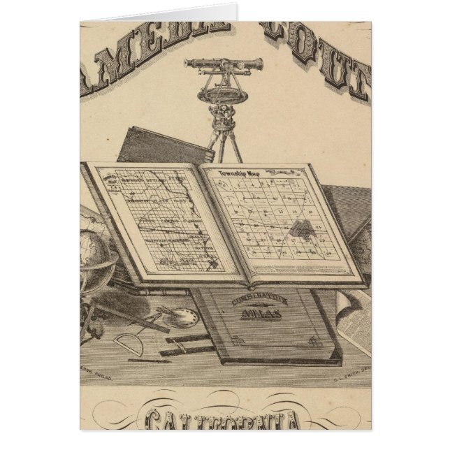 Mapa del atlas del condado de Alameda (Frente)