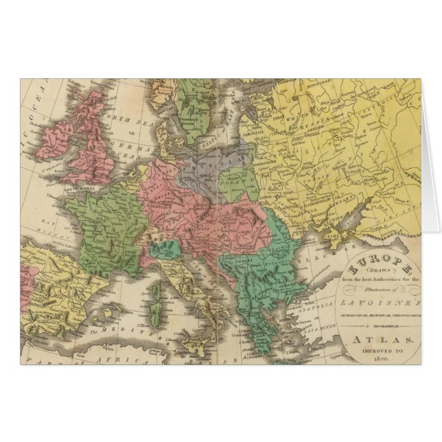 Mapa del Atlas Religioso de Europa (Anverso (Horizontal))