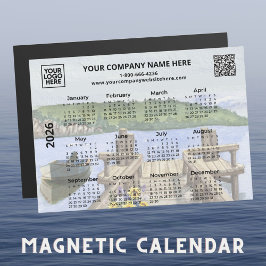 Mapa del calendario de agua de media QR del logoti