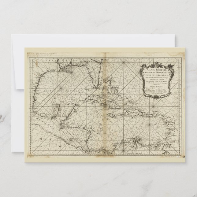 Mapa del Caribe (1749) (Anverso)