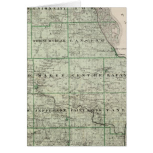 Mapa del condado de Allamakee