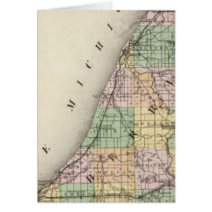 Mapa del condado de Berrien, Michigan