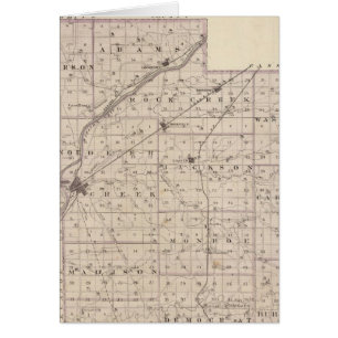 Mapa del condado de Carroll