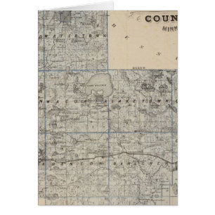 Mapa del condado de Carver, Minnesota