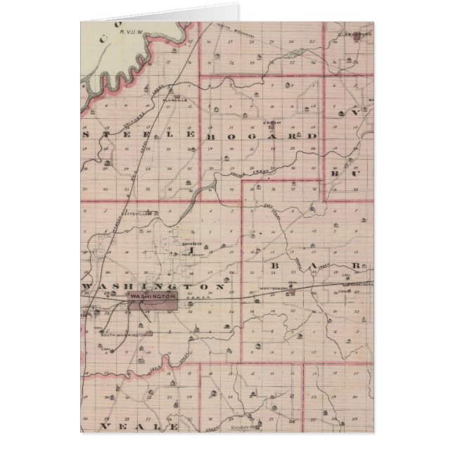 Mapa del condado de Daviess (Frente)