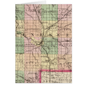 Mapa del condado de Genesee, Michigan