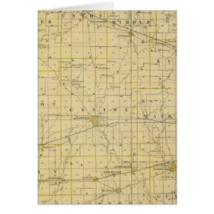 Mapa del condado de Hendricks