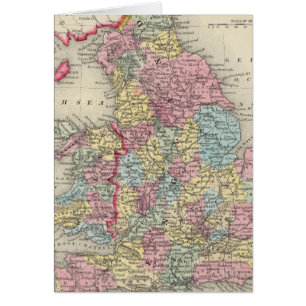 Mapa Del Condado De Inglaterra Y Gales