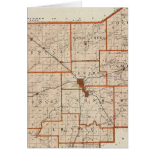 Mapa del condado de Jennings