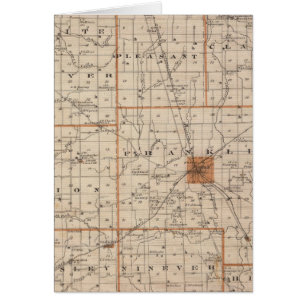 Mapa del condado de Johnson