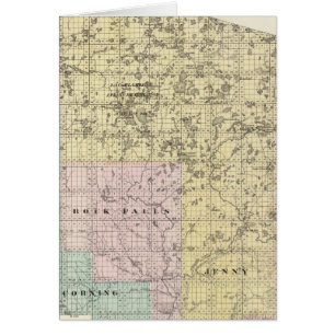 Mapa del condado de Lincoln